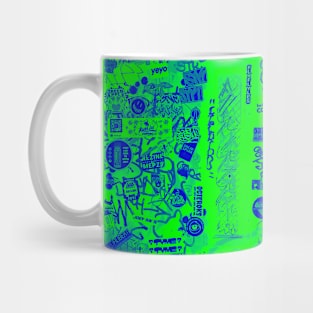 Street Green Design Pop Art Style NYC Mug